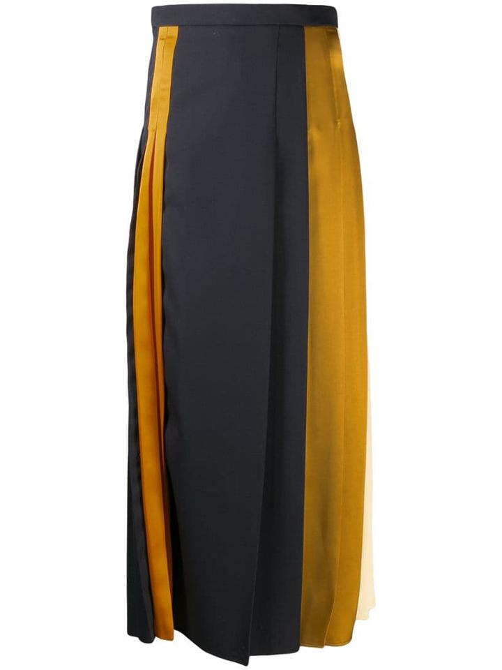 Roksanda Pleated Midi Skirt - Blue