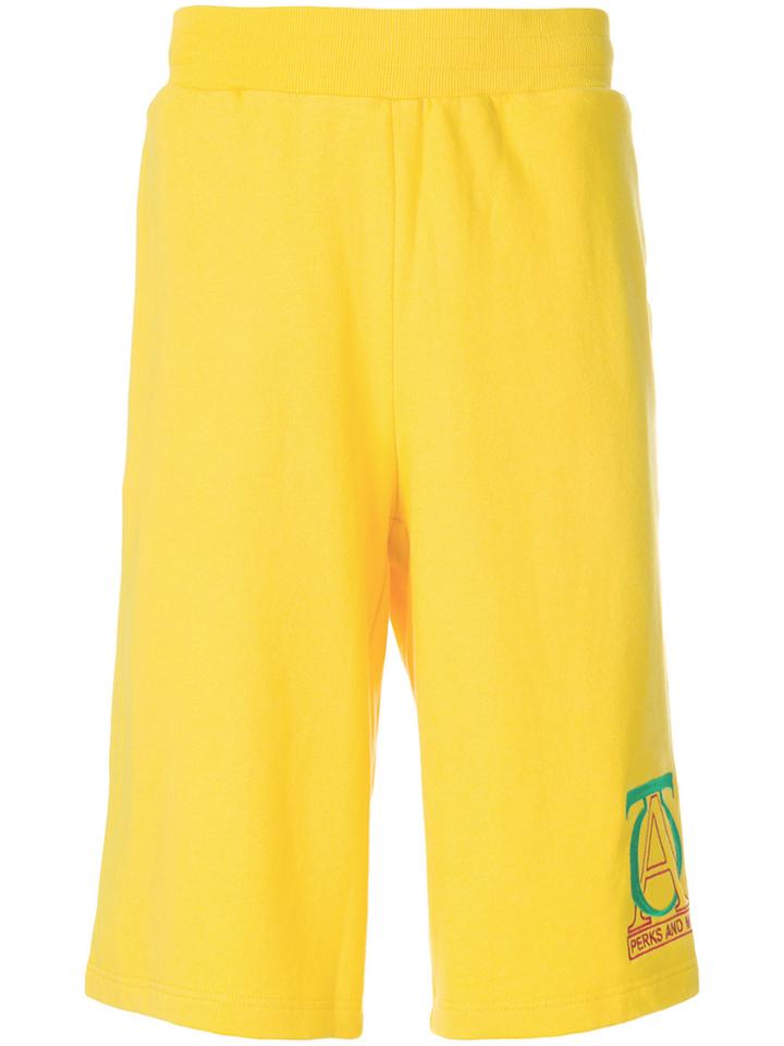 P.a.m. Jog Your Mind Track Shorts - Yellow & Orange