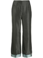 Giorgio Armani Pre-owned 1990's Loose Bootcut Trousers - Grey