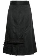 Comme Des Garçons Vintage Pleated Detail Skirt - Black