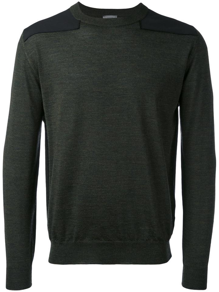 Lanvin - Classic Knitted Sweater - Men - Virgin Wool - L, Green, Virgin Wool