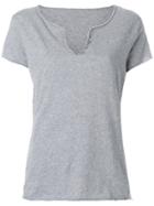 Zadig & Voltaire Glitter Love Slogan T-shirt - Grey