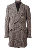Barena - Double Breasted Coat - Men - Silk/cotton/linen/flax/wool - 52, Nude/neutrals, Silk/cotton/linen/flax/wool