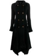 Comme Des Garçons Pre-owned Long Knitted Coat - Black