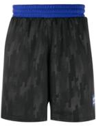 Adidas Three-stripe Track Shorts - Black