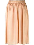 Mes Demoiselles - 'cuperly' Skirt - Women - Silk - 38, Women's, Yellow/orange, Silk