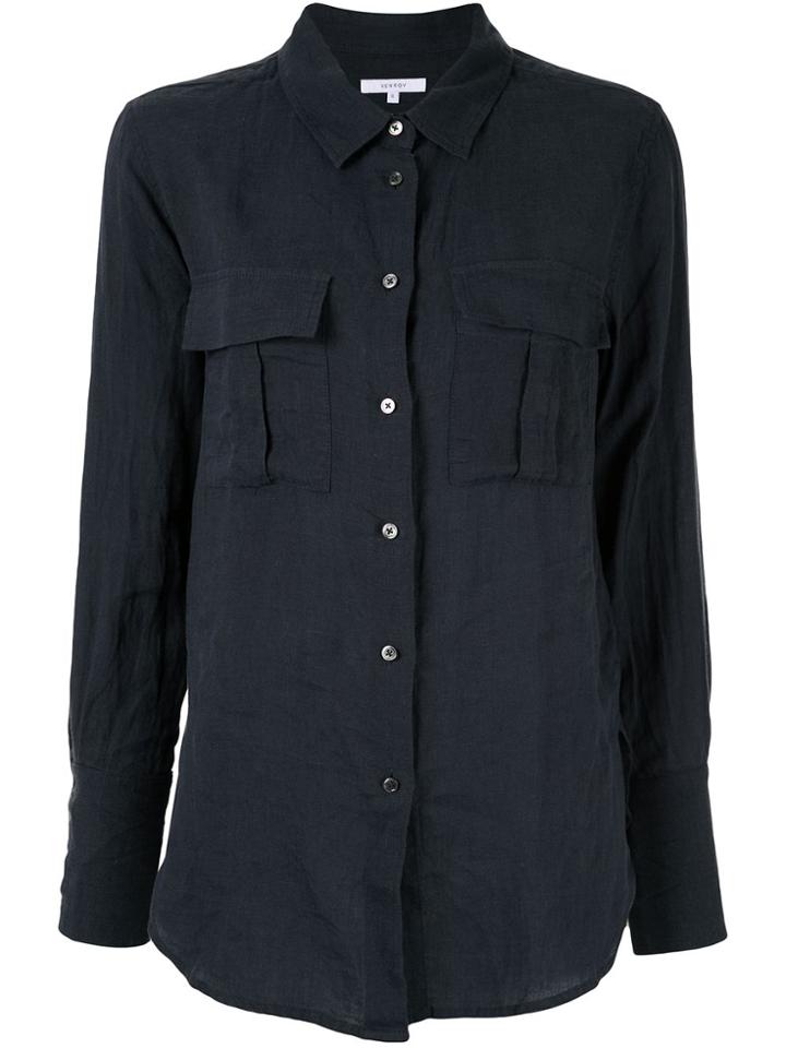 Venroy Pocket Shirt - Blue