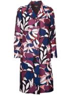 Paule Ka Floral Woven Coat - Multicolour