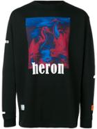 Heron Preston Heron Print Sweatshirt - Black