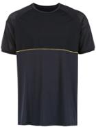 Track & Field Panelled T-shirt - Black