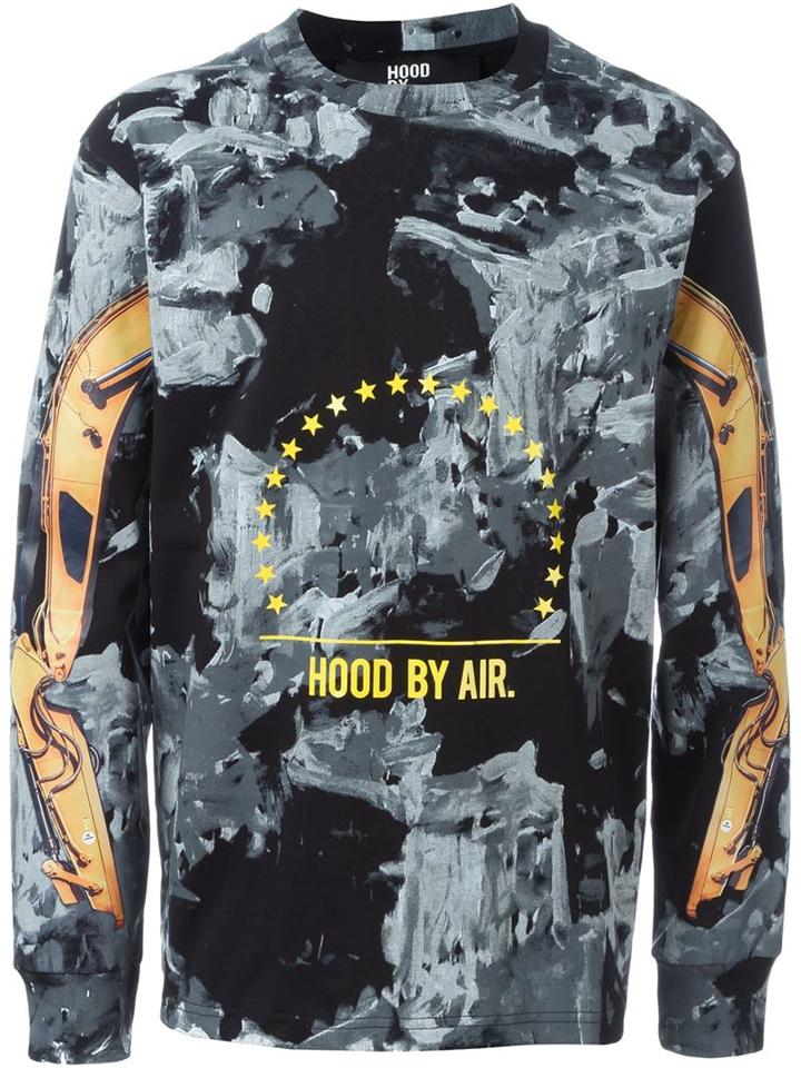 Hood By Air Digital Print Sweatshirt