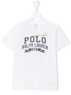 Ralph Lauren Kids Logo Print T-shirt, Toddler Boy's, Size: 5 Yrs, White