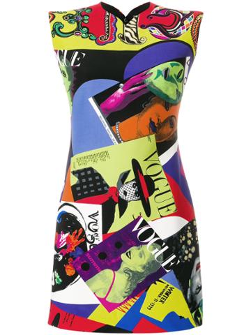 Versace Vogue Print Mini Dress - Multicolour