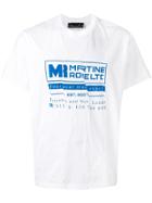 Martine Rose Brand Logo T-shirt - White