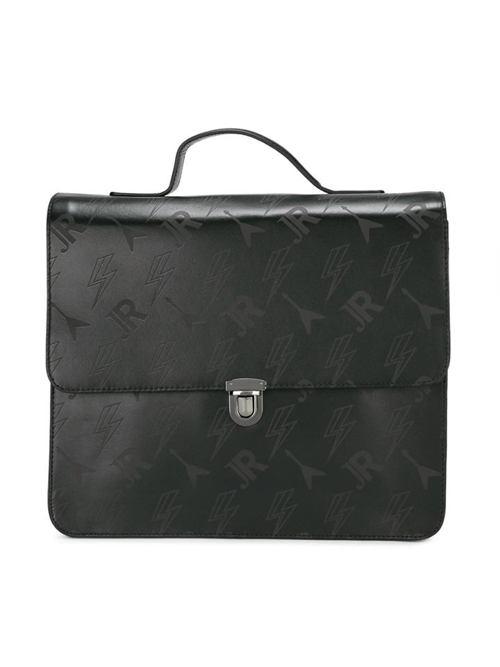 John Richmond Kids Embossed Satchel Backpack - Black