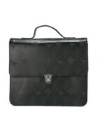 John Richmond Kids Embossed Satchel Backpack - Black