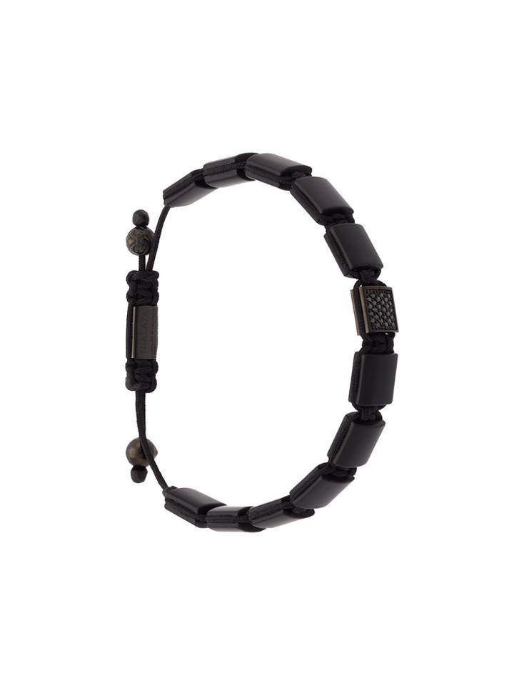 Nialaya Jewelry Flatbead Bracelet - Black