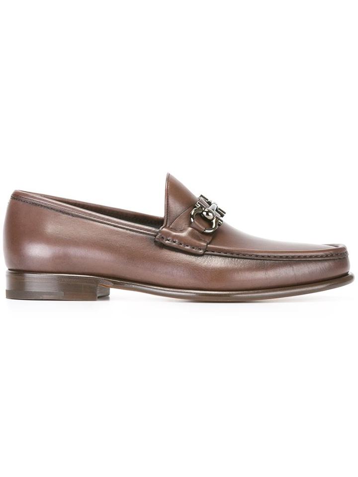 Salvatore Ferragamo Gancio Detail Loafers