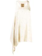 Uma Wang Asymmetric Longline Tank - Neutrals