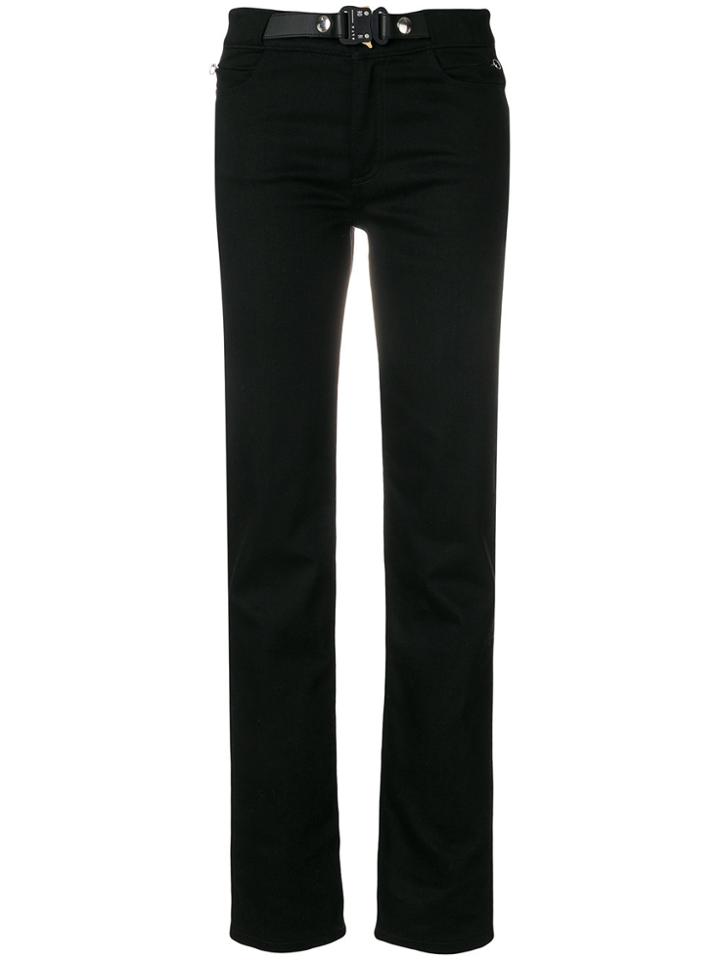 Alyx Mid-rise Straight-leg Jeans - Black
