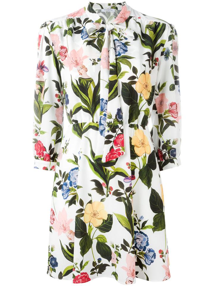 Vivetta - Colombella Dress - Women - Polyester/spandex/elastane - 42, Women's, White, Polyester/spandex/elastane