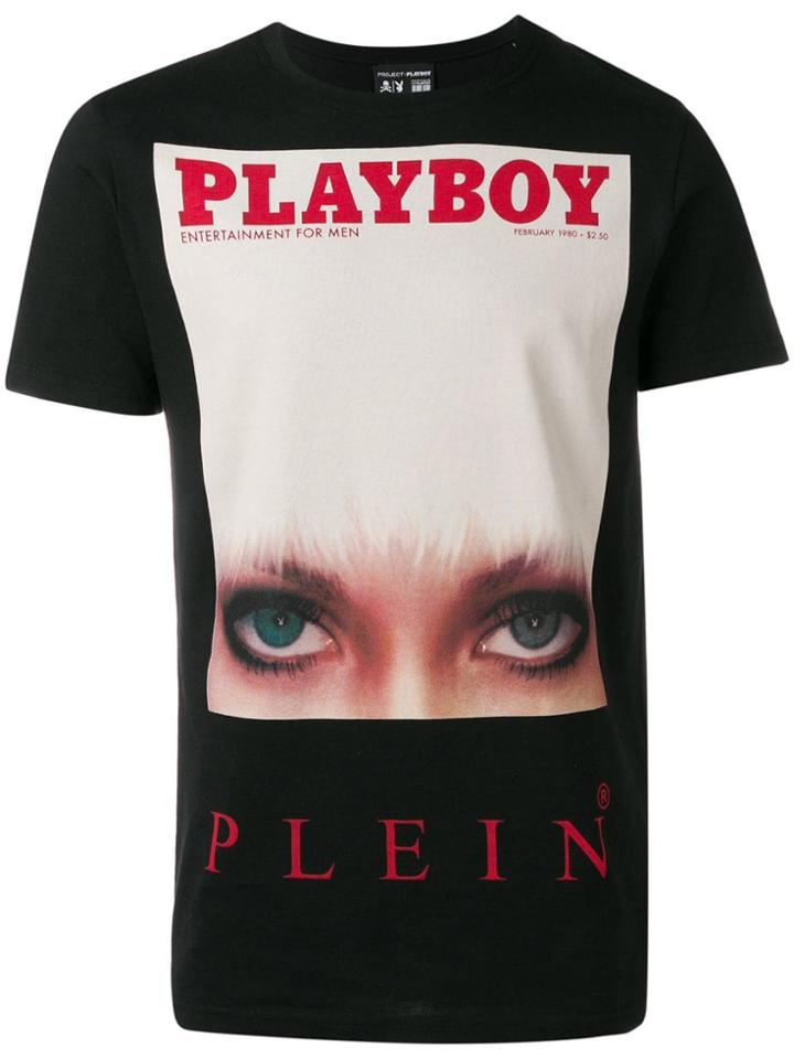 Philipp Plein X Playboy Printed T-shirt - Black
