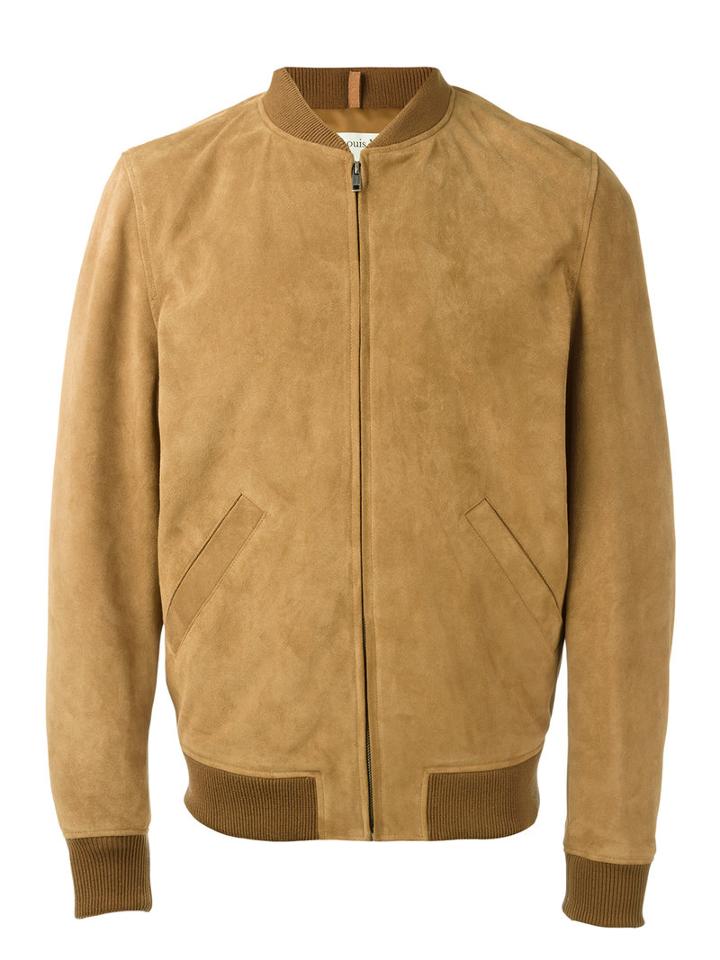 A.p.c. The Ferris Bomber Jacket, Men's, Size: Medium, Brown, Calf Leather/polyester