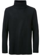 Kazuyuki Kumagai Roll Neck Jumper, Men's, Size: 1, Black, Cashmere/wool