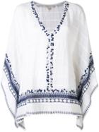 Michael Michael Kors - Embroidered Sequins Tunic - Women - Cotton/polyester - Xxs, White, Cotton/polyester
