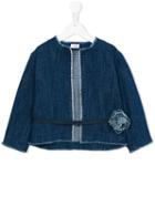 Il Gufo - Belted Denim Jacket - Kids - Cotton/polyester - 10 Yrs, Blue