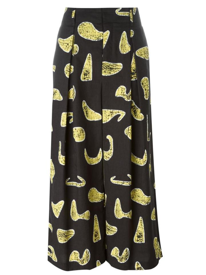 Opening Ceremony Abstract Print Wide Trousers