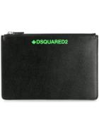 Dsquared2 Printed Logo Coin Pouch - Black