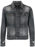 Saint Laurent Slim Fit Denim Jacket - Black