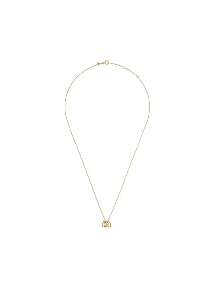 Aliita 9kt Yellow Gold Mini Trio Nubecita Necklace