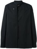Raf Simons Strap Detail Shirt, Men's, Size: 50, Black, Cotton/spandex/elastane