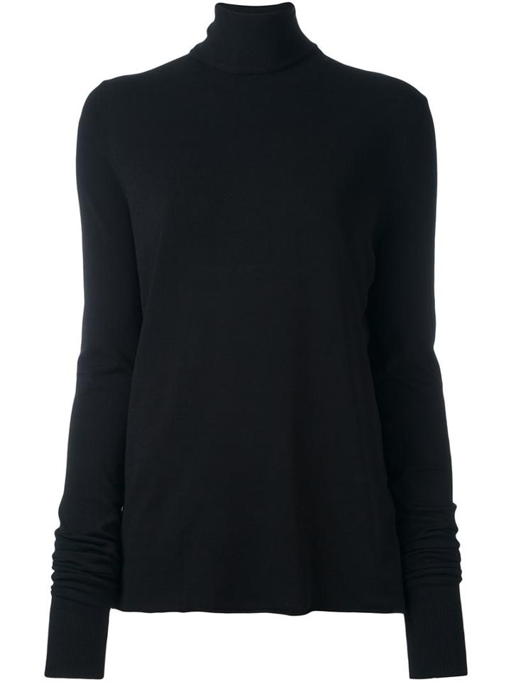 Boboutic High Neck Jumper, Women's, Size: Small, Black, Viscose/polyester