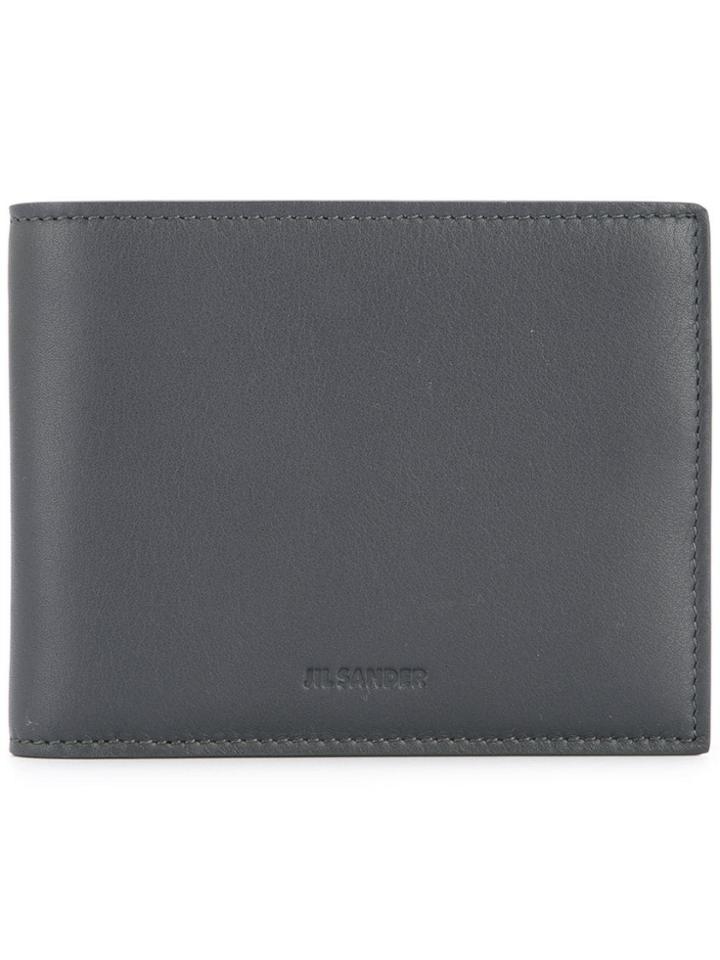 Jil Sander Classic Bi-fold Wallet - Grey