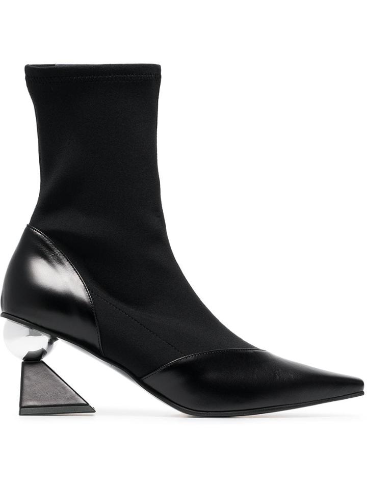 Yuul Yie Black Glam 70 Leather Boots