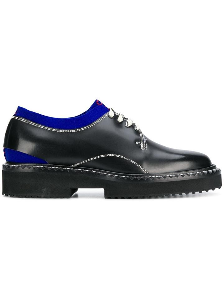Oamc Cutaway Oxford Shoes - Black