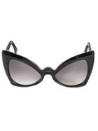Barn's 'neo-futurist' Sunglasses, Women's, Black, Acetate