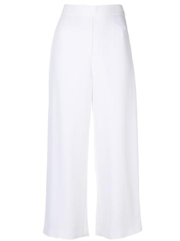 Genny Cropped Trousers - White