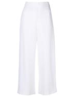 Genny Cropped Trousers - White