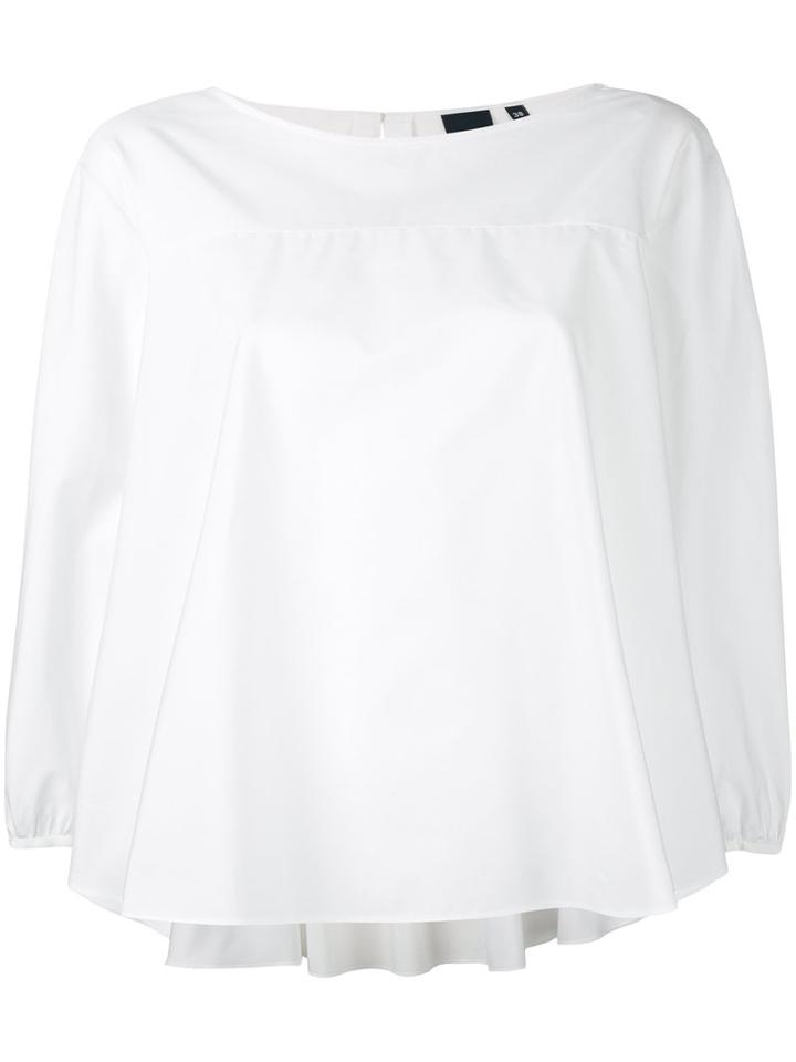 Aspesi Shift Blouse, Women's, Size: 44, White, Cotton