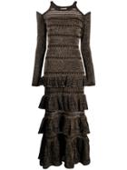 Twin-set Knitted Lurex Dress - Black