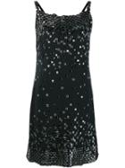 Chanel Pre-owned Embellished Straight Dress - Black