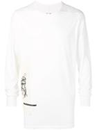 Rick Owens Drkshdw Aliens Patch Longsleeved T-shirt - White