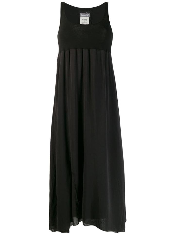 Kristensen Du Nord Sleeveless Flared Midi Dress - Black
