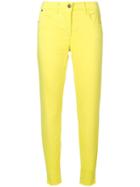Luisa Cerano Slim Fit Trousers - Yellow