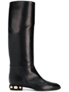 Casadei Studded Heel Boots - Unavailable