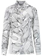Isolda - Printed Shirt - Women - Linen/flax - 42, Black, Linen/flax